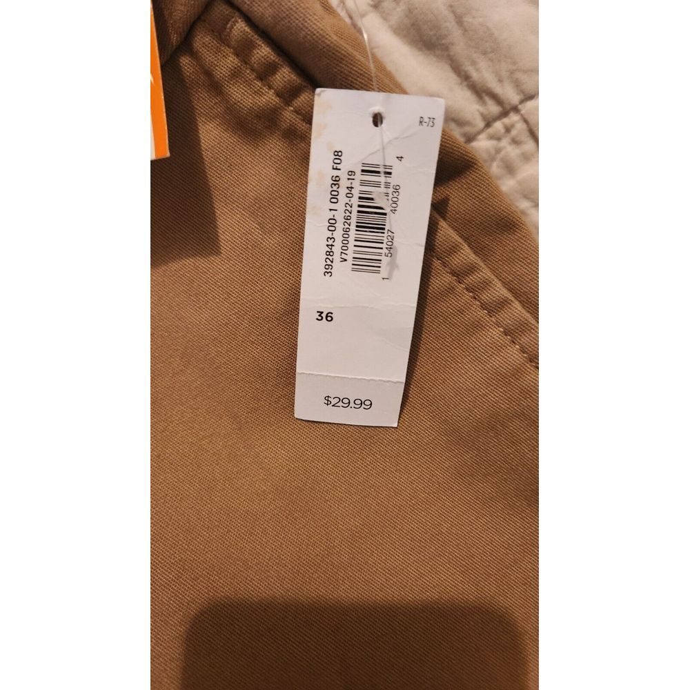 New Old Navy Shorts Mens 36 Ultimate Slim Built In Flex Khaki Chino Flat Front - Picture 7 of 8